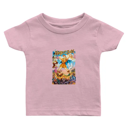 Disney Hercules 1997 Vintage  Baby T Shirts, Hercules 1997 Characters Baby T Shirts
