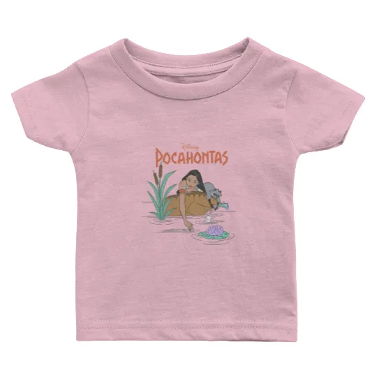 Disney Pocahontas Meeko Afternoon Dreaming Baby T Shirts, Princess Pocahontas Baby T Shirts