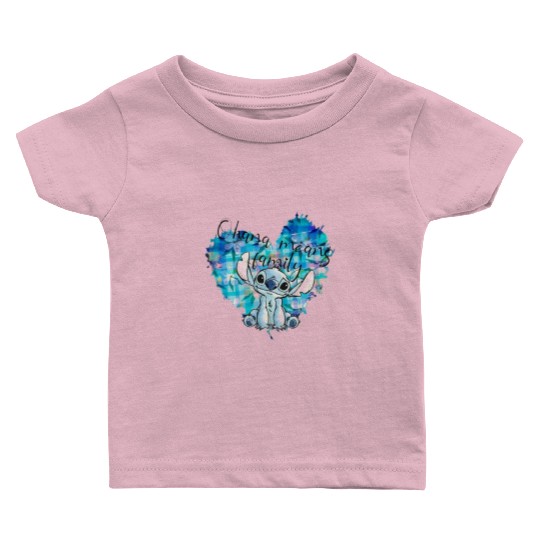 Disney Stitch Baby T Shirts,Ohana Means Family Baby T Shirts, Disney Vacation Baby T Shirts