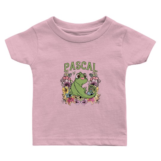 Retro Disney Tangled Pascal Floral Rapunzel Family Baby T Shirts