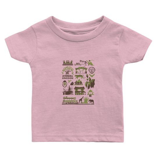 Animal Kingdom Retro Baby T Shirts, Disney Animal Baby T Shirts, Disney Wild Baby T Shirts, Vintage Safari Mode Baby T Shirts
