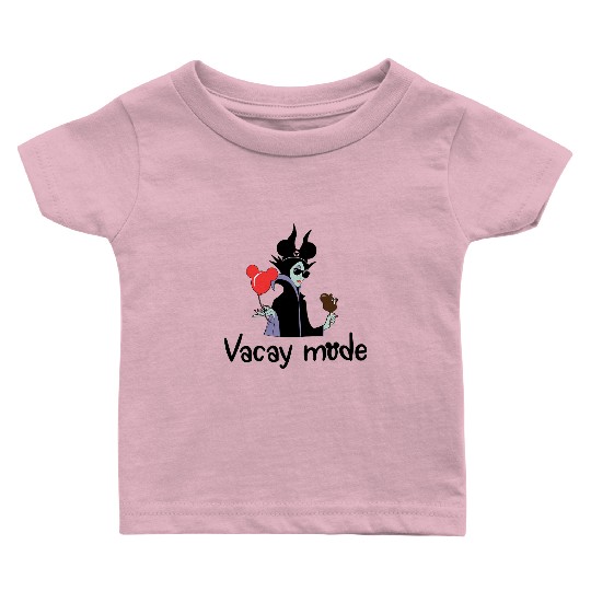 Disney Villains Vacay Mode, Maleficent Queen Sleeping Beauty Villain Baby T Shirts