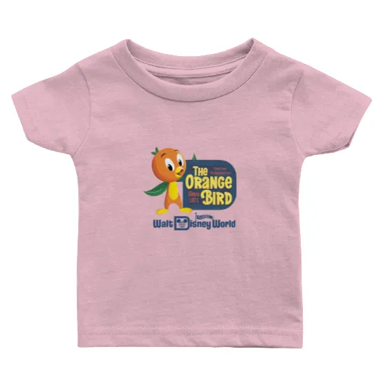 Vintage Disney Orange Bird Baby T Shirts, Retro Disney Castle Baby T Shirts
