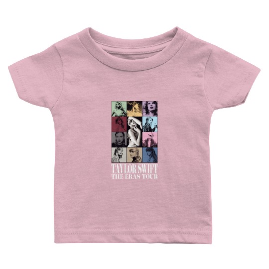 New Eras Tour Concert Baby T Shirts - Europe dates - Featuring TTPD artwork - Eras Tour Baby T Shirts