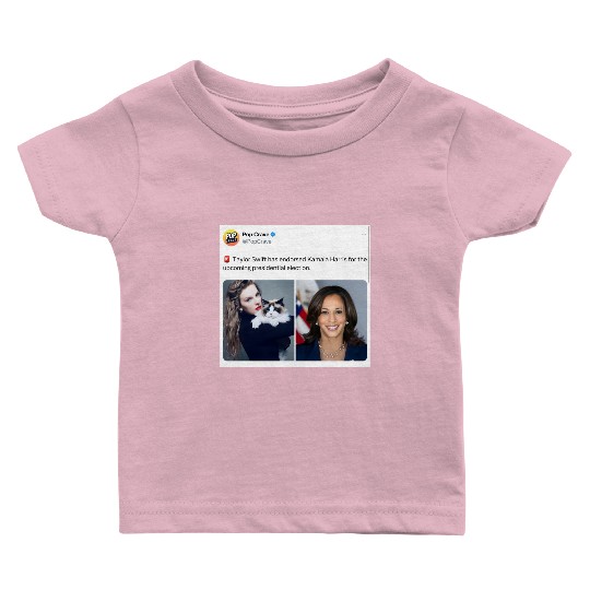 Discover Taylor and Kamala Harris Endorsement Baby T Shirts