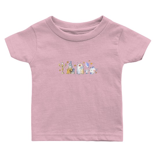 Disney Princess Belle Fall Baby T Shirts, Beauty and the Beast Characters Baby T Shirts, Belle Disney World Baby T Shirts