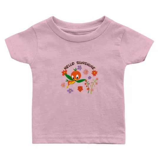 Disney Orange Bird Hello Sunshine Baby T Shirts, Flower and Garden 2023