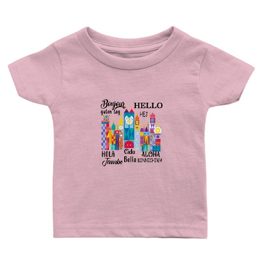It's a Small World Baby T Shirts, Disney Baby T Shirts, Disney Small World, Many Languages Baby T Shirts