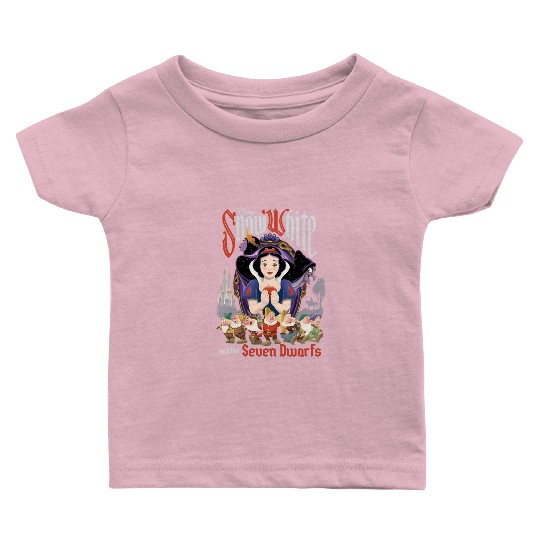 Retro Disney Snow White And The Seven Dwarfs Baby T Shirts, Disney Snow White Baby T Shirts