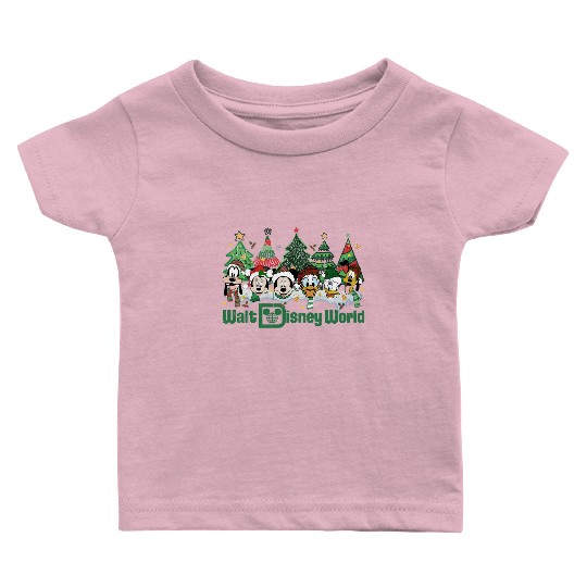 Walt Disneyworld Baby T Shirts, Disney Christmas Baby T Shirts, Disneyworld Xmas Baby T Shirts, Magic Kingdom Holiday Baby T Shirts