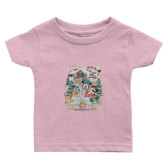 Disney World Christmas Baby T Shirts, Merriest Place In the World Baby T Shirts