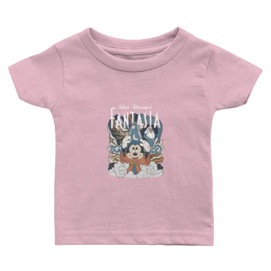 Disney Fantasia Baby T Shirts, Fantasia Sorcerer Baby T Shirts