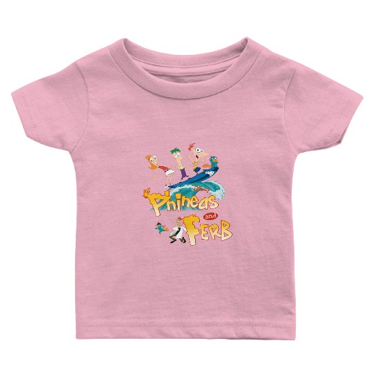Disney Phineas And Ferb Funny Cartoon Baby T Shirts, Disney Perry Baby T Shirts
