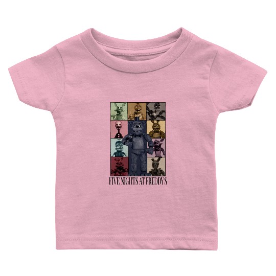 Five Nights At Freddys Eras Tour Baby T-shirts