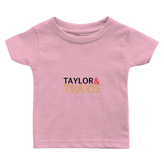 taylorr swift and Travis kelce (3) Baby T-shirts
