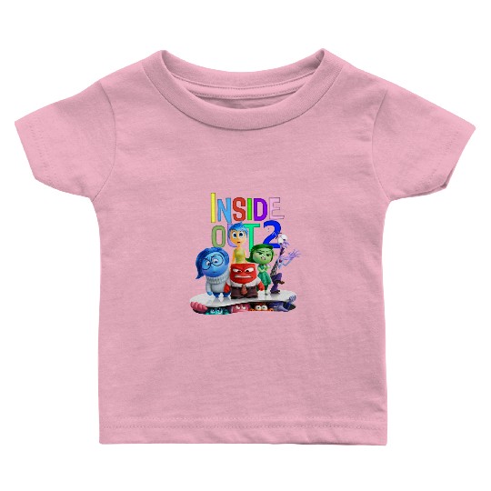 Inside Out 2 Baby T Shirts, Disney Pixar Inside Out Baby T Shirts