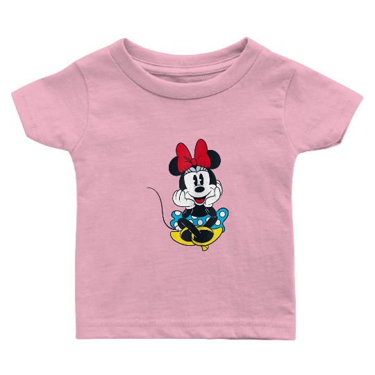 disneys Smiling Minnie Mouse Raglan Baby T-shirts