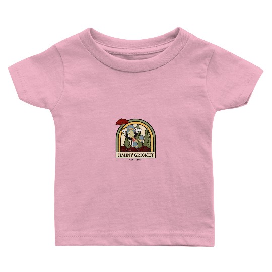 disneys Pinocchio Jiminy Cricket Established 1940 Baby T-shirts