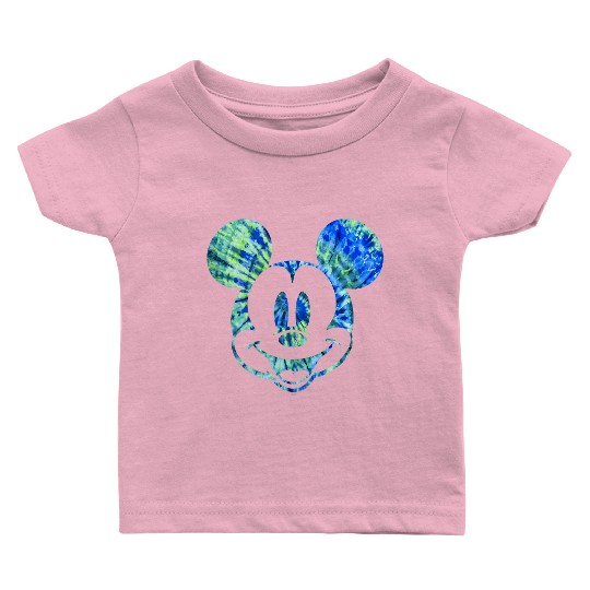 disneys mickeys Mouse Green Tie Dye Baby T-shirts