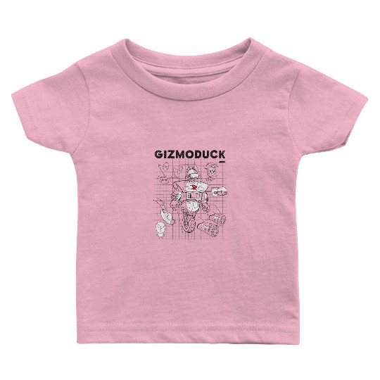 Disney DuckTales Gizmoduck Schematic Baby T-shirts