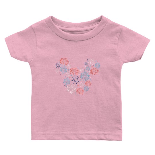 Disneyss Mickey Mouse Fireworks Americana Baby T-shirts