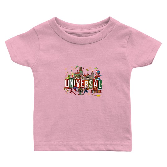 Universal Studios Christmas Baby T Shirts, Disneyland Christmas