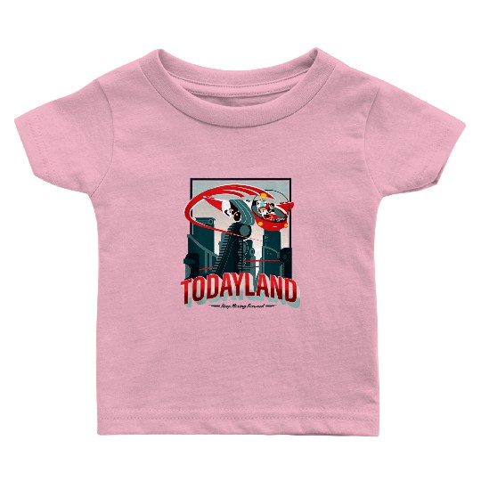Disneyss Meet The Robinsons Todayland Keep Moving Forward Baby T Shirts