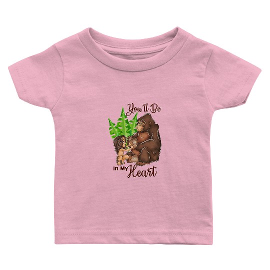 Discover Tarzan - Disney Inspired - You'll Be In My Heart - Kala - Gorilla Baby T Shirts