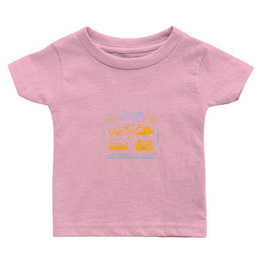 Back To The Future 35Th Anniversary Delorean Baby T Shirts
