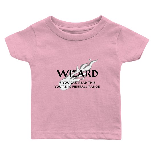 Wizard - Fireball Range Baby T Shirts