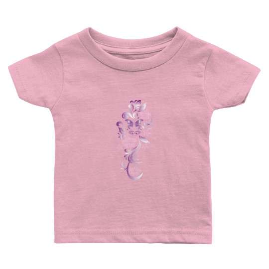darr butterfly flower des Baby T Shirts