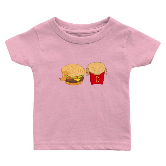 Donald McDonald's Trump Parody Baby T Shirts