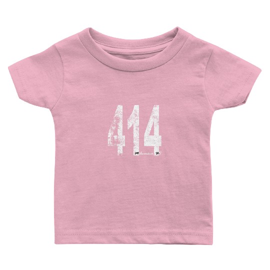 Vintage Milwaukee Area Code 414 Baby T Shirts