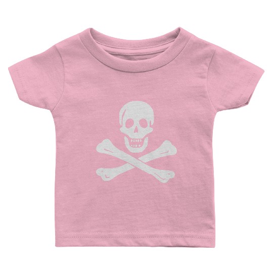 Skull and Crossbones Baby T Shirts