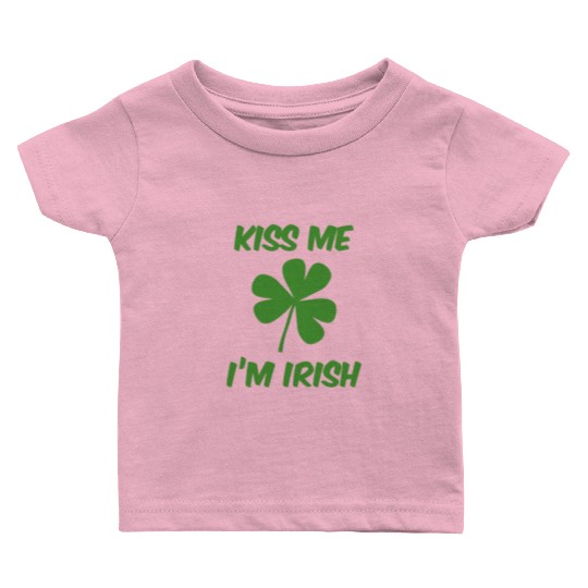 kiss-me-im-Irish (1) Baby T Shirts