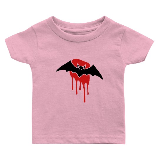 Bat with blood stain Baby T Shirts