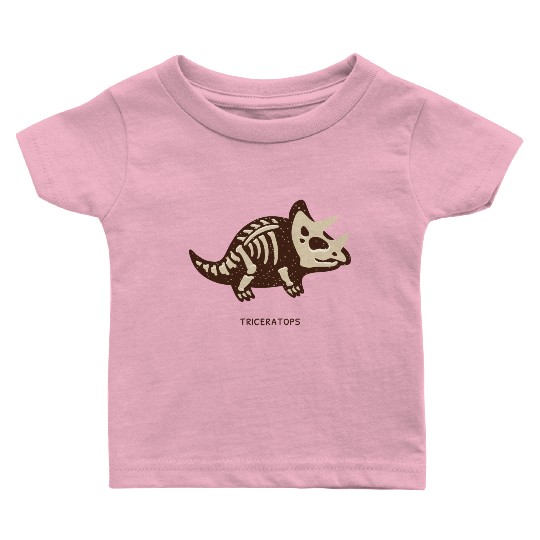 Triceratops Baby T Shirts
