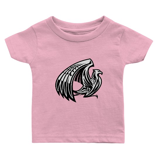 Tribal Eagle Baby T Shirts