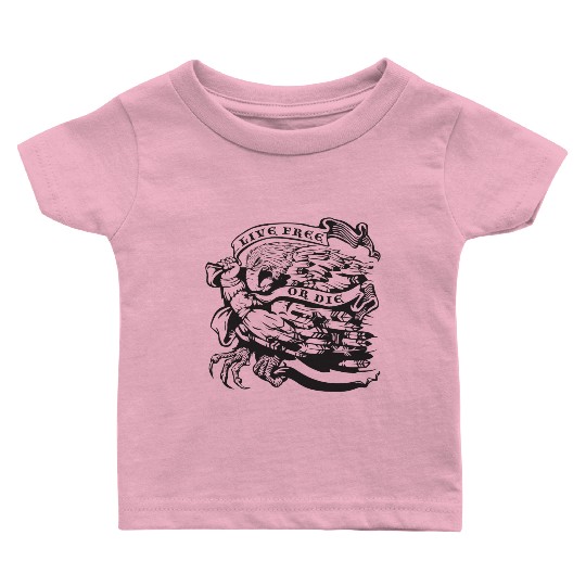Live Free or Die Baby T Shirts