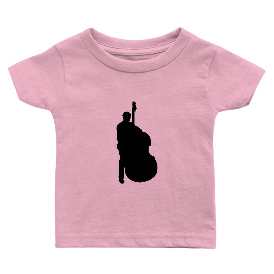 Double Bass Player Baby T Shirts