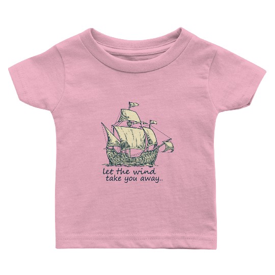 sailing boat Baby T Shirts