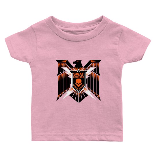 hawk crest mma Baby T Shirts