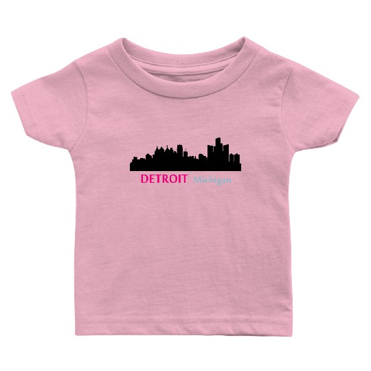 Detroit, Michigan Baby T Shirts
