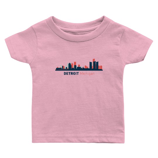 Detroit, Michigan Baby T Shirts