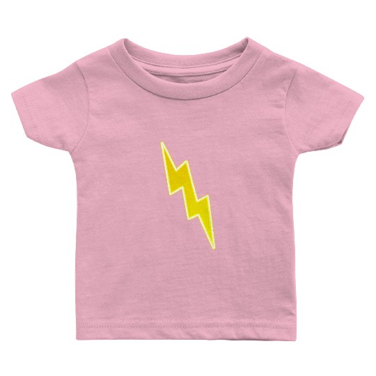 Zap - Yellow Lightning Bolt Baby T Shirts