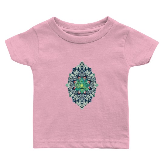 Lotus of The Mandala Baby T Shirts
