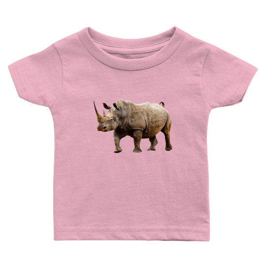 rhinoceros hippo nashorn1 Baby T Shirts