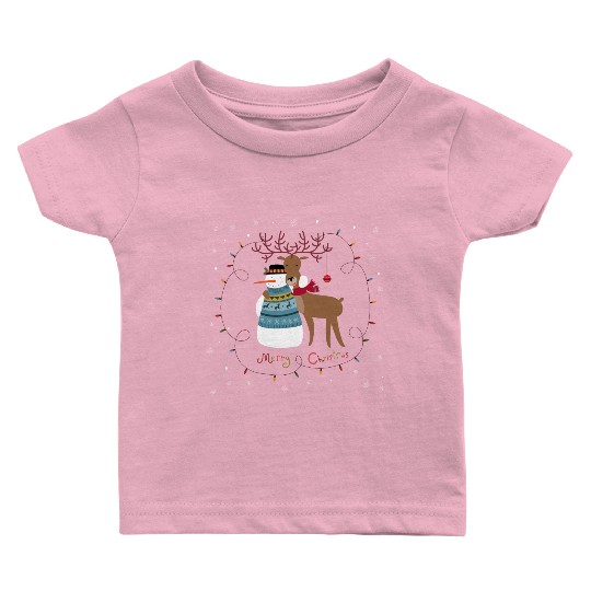 Snowman Baby T Shirts