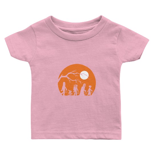 Star Wars Trick Or Treat Halloween Silhouette Prem Baby T Shirts
