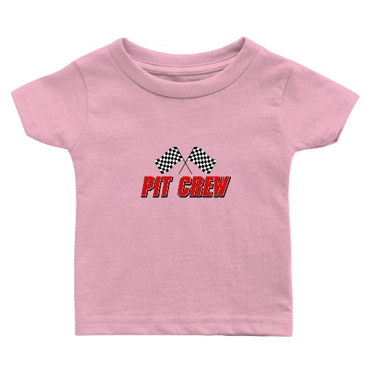 Pit Crew Racing Team Sports Racers Track Pit Stops Baby T Shirts